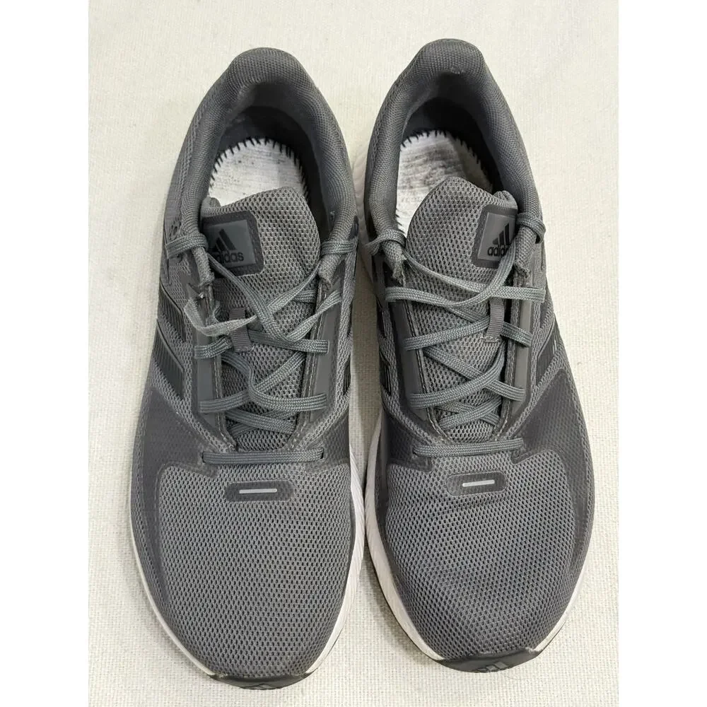 Adidas Men Run Falcon 2.0 FY8741 Gray Running Shoes Sneakers Men's Size 9
